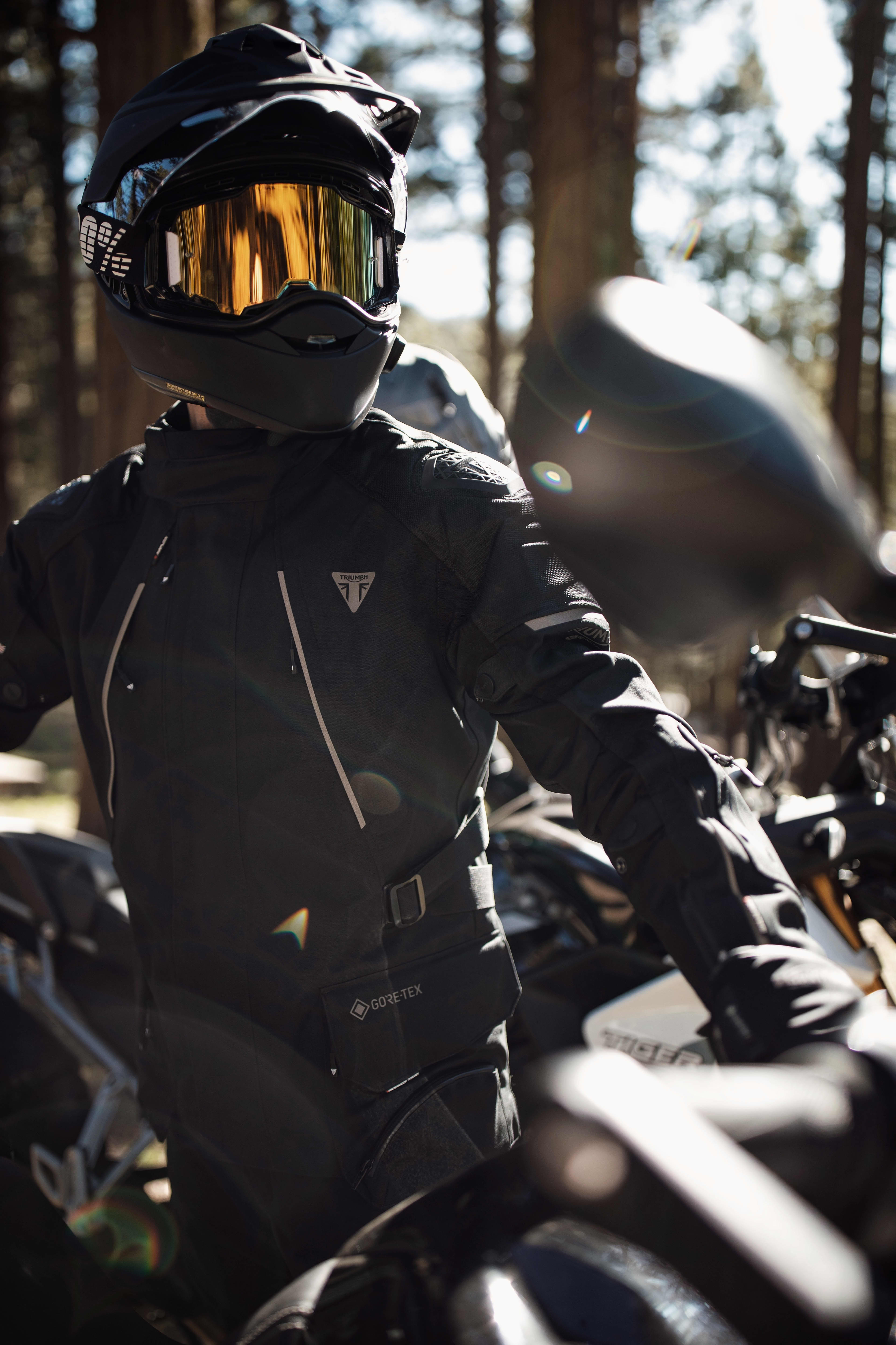 Alder GORE-TEX® Adventure Tourer Black Jacket | Motorcycle Clothing